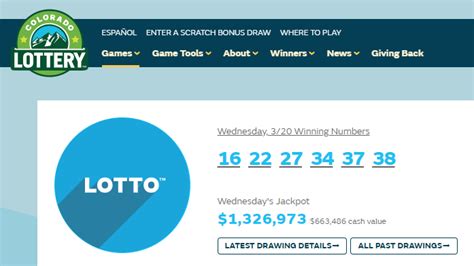 colorado lotery|colorado winning lottery numbers.